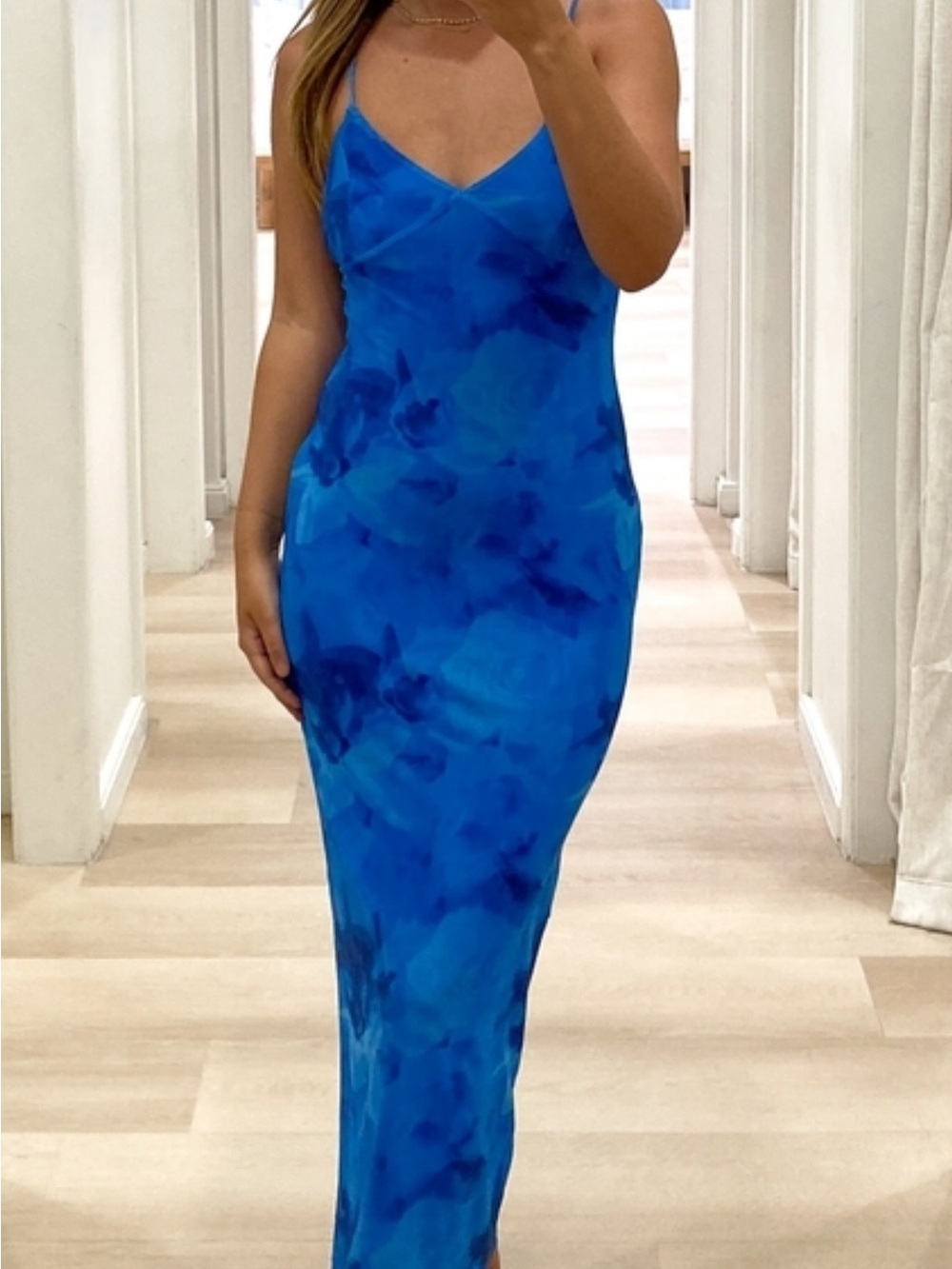 Billy J Blue Maxi dress. Only worn to try on